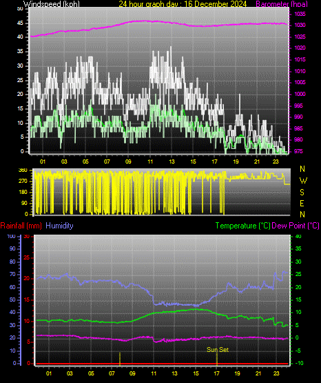 24 Hour Graph for Day 16