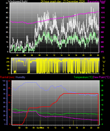 24 Hour Graph for Day 21