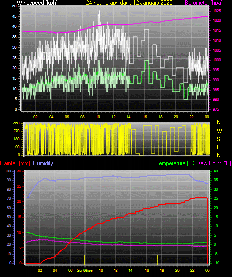 24 Hour Graph for Day 12