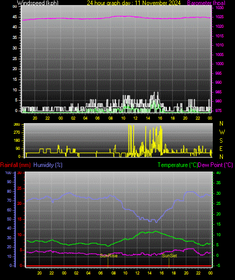 24 Hour Graph for Day 11