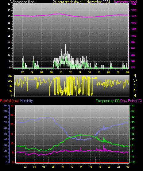 24 Hour Graph for Day 11