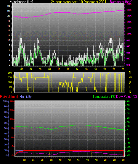 24 Hour Graph for Day 10