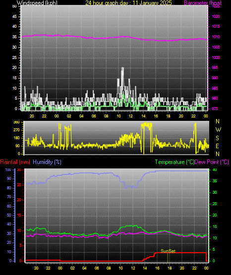 24 Hour Graph for Day 11