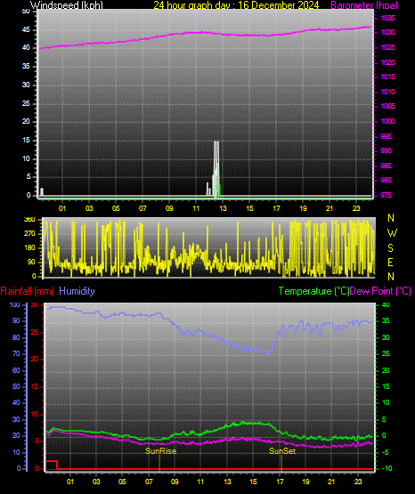 24 Hour Graph for Day 16