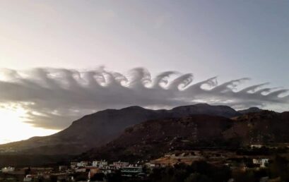 Κρήτη: πανέμορφα kelvin helmholtz clouds στόλισαν τον ουρανό- φωτό