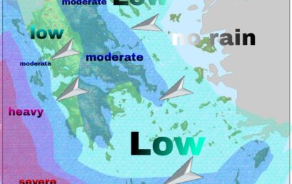 Δείτε που θα βρέξει την νέα εβδομάδα – πρώτη προσέγγιση