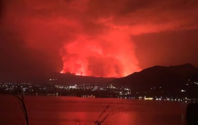 Ισχυρή έκρηξη του ηφαιστείου Nyiragongo στην Λαϊκή Δημοκρατία του Κονγκό!