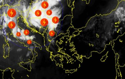 Πλησιάζει η διαταραχή την Ελλάδα- καταιγίδες στα Βαλκάνια τώρα